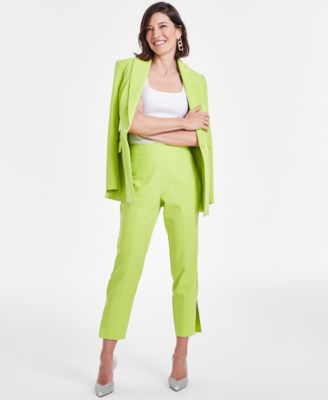I.N.C. International Concepts - Women's High-Rise Slit-Cuff Pants