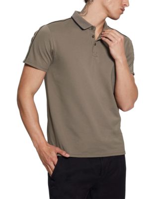 GUESS - Men's Quattro Crest Short Sleeve Polo Shirt
