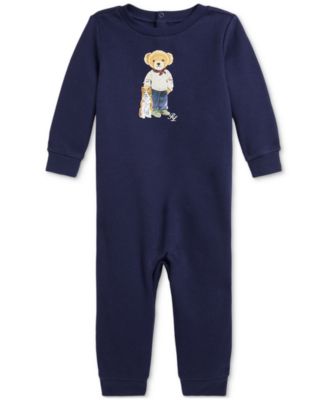 Polo Ralph Lauren - Baby Fleece Polo Bear Coverall