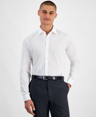 Hugo Boss - Men's Modern-Fit Light Pastel Blue Dress Shirt