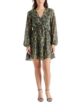 Steve Madden - Women's Rami Leopard-Print Mini Dress