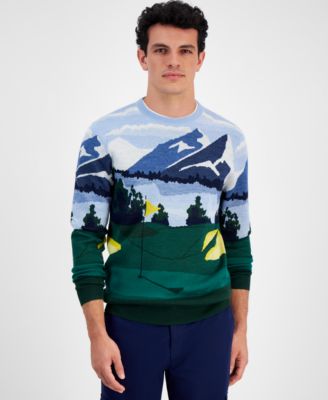 Club Room - Men's Golf Course Merino Wool Sweater