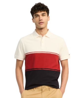 Tommy Hilfiger - Men's Regular-Fit Colorblocked Polo Shirt