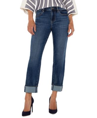 Liverpool Los Angeles - Women's Marley Girlfriend Cuffed Jeans