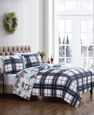 Hallmart Collectibles - Holiday Town Square 2-Pc. Comforter Set, Twin