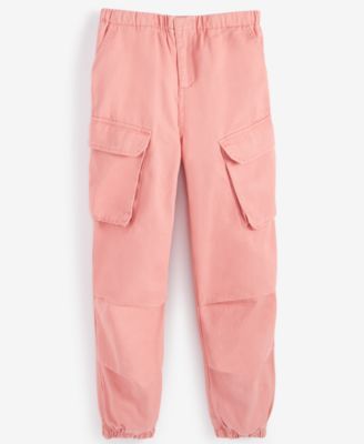 kensie - Little & Big Girls Cotton Denim Cargo Pants