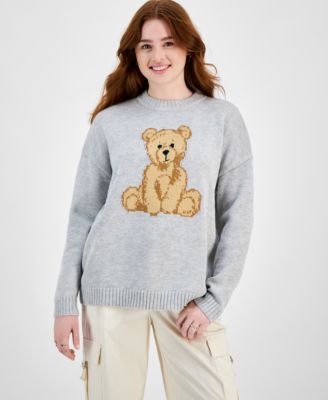 Just Polly - Juniors' Teddy Bear Tunic Sweater