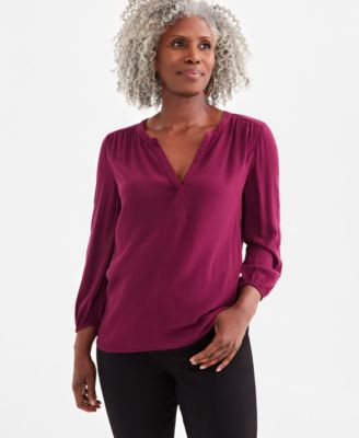 Style & Co - Women's Easy Popover Blouse