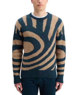 SCOTCH & SODA - Men's Hairy Big Waves Dropped Shoulder Sweater
