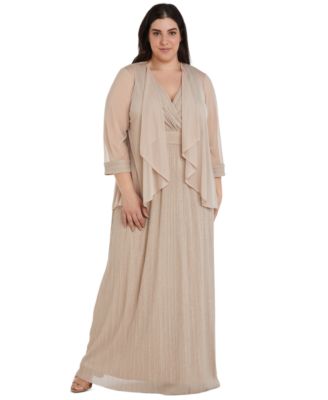 R & M Richards - Plus Size 2-Pc. Jacket & Gown