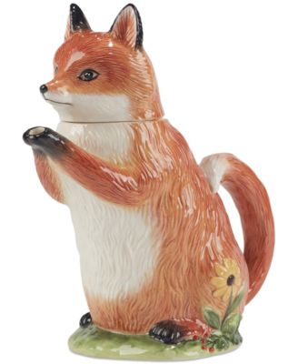 Certified International - Woodland Critters 3-D Fox Teapot