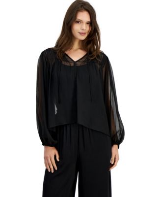 Lucy Paris - Women's Nikko Pintucked Blouse