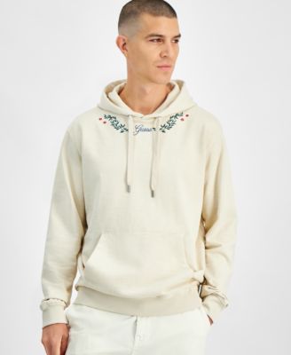GUESS - Men's Mini Flowers Long Sleeve Hoodie