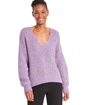 BOSS Orange - Women's Facacia V-Neck Dropped-Shoulder Sweater