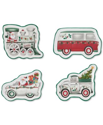 Winterberry - Christmas Serving Plates, Set of 4