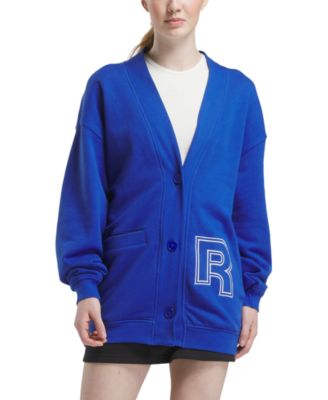Reebok - Women's Team Cotton Appliqu&eacute;d Initial Cardigan