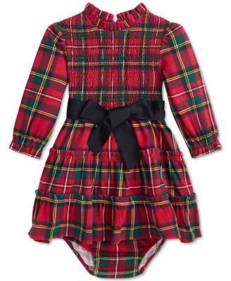 Polo Ralph Lauren - Baby Ruffled-Trim Plaid Dress