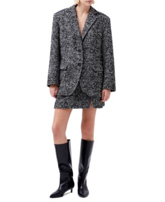 French Connection - Women's Chantelle Herringbone Blazer