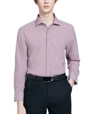 Perry Ellis - Men's Modern-Fit Performance Tech Dress Shirt