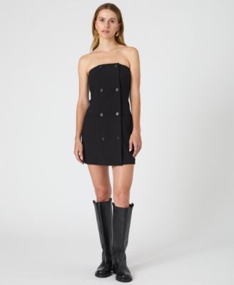 French Connection - Women's Azra Strapless Twill Mini Dress