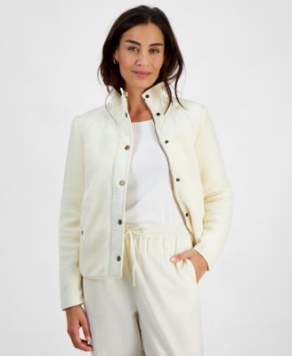 Style & Co - Petite Cozy Snap Jacket