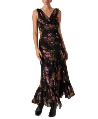 ASTR the Label - Women's Cecilia Cowlneck Sleeveless Dress