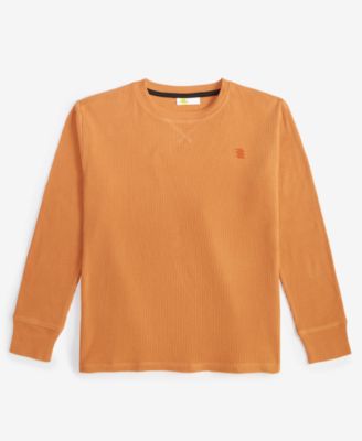 Epic Threads - Little & Big Boys Embroidered Thermal Waffle-Knit Long-Sleeve T-Shirt