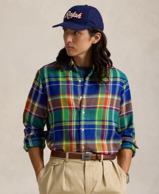 Polo Ralph Lauren - Men's Classic-Fit Plaid Brushed Flannel Shirt