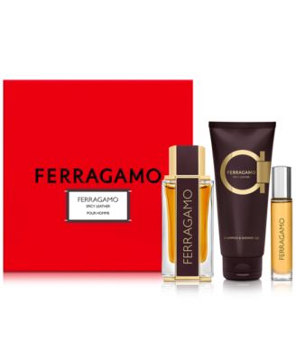 Salvatore Ferragamo - Men's 3-Pc. Ferragamo Spicy Leather Parfum Gift Set
