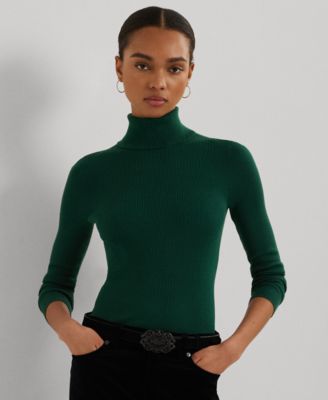 Lauren Ralph Lauren - Petite Ribbed Turtleneck Sweater