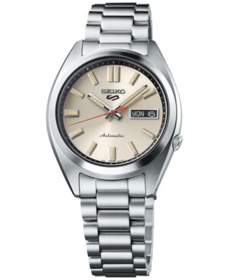 Seiko - Men's Automatic 5 Sports Midsize Stainless Steel Bracelet Watch 37mm