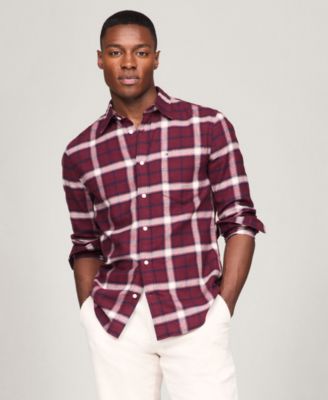 Tommy Hilfiger - Men's Shadow Check Cotton Shirt