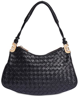 Sam Edelman - Christy Woven Leather Medium Shoulder Bag