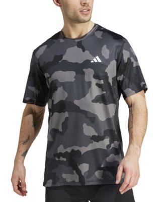 adidas - Men's AEROREADY Camo-Print Short-Sleeve T-Shirt