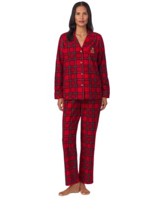 Lauren Ralph Lauren - Petite Printed Fleece Pajama Set