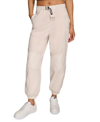 Starter - Women's Belted Fleece Pull-On Jogger Pants