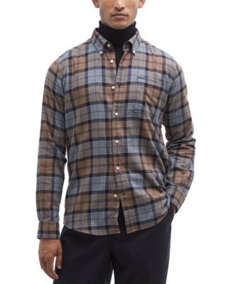 Barbour - Men's Rasay Tailored-Fit Tartan Button-Down Shirt