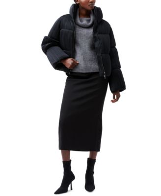 French Connection - Women's Dinara Crinkle Puffer Coat