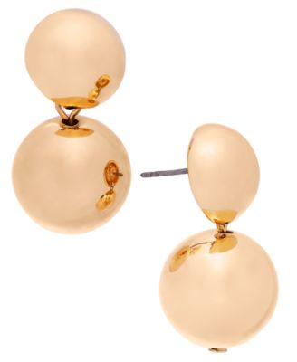 On 34th - Half & Full Sphere Drop Earrings