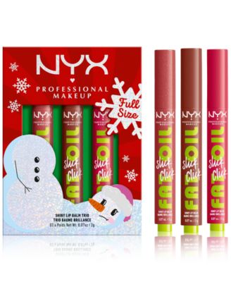 NYX Professional Makeup - 3-Pc. Fat Oil Slick Click Lip Balm Set