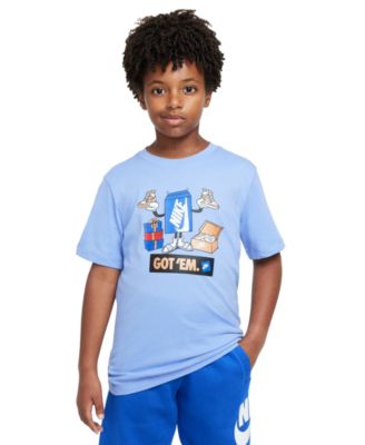 Nike - Big Kids Sportswear Printed Crewneck T-Shirt