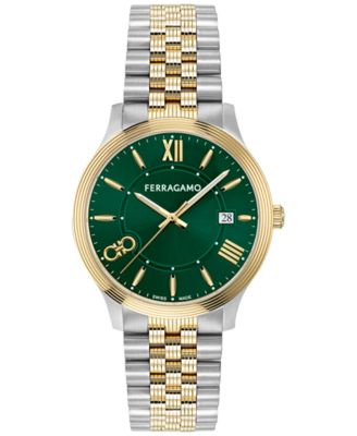 Ferragamo - Women's Swiss Duo Two-Tone Stainless Steel Bracelet Watch 40mm