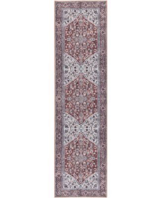 Nicole Curtis - Machine Washable Series 1 SR104 2'x6' Runner Area Rug