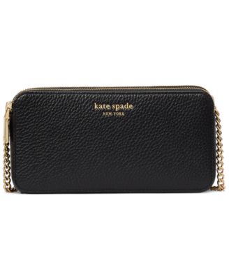 kate spade new york - Taylor Pebbled Leather Double Zip Crossbody