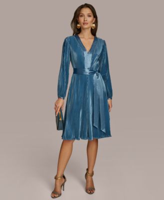 Donna Karan New York - Women's Pleated A-Line Dress