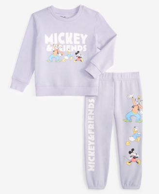 Epic Threads - Toddler Boys Mickey & Friends Graphic Fleece Top & Pants, 2 Piece Set