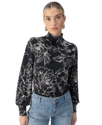 Sanctuary - Women's On The Spot Mock Neck Blouse