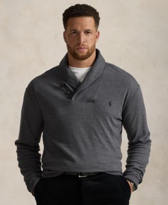 Polo Ralph Lauren - Men's Big & Tall Luxury Jersey Shawl-Collar Pullover