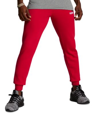 Puma - Men's Embroidered Logo Fleece Jogger Pants
