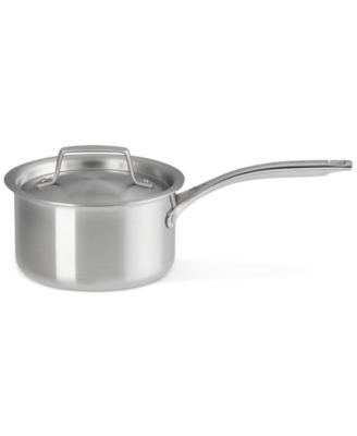 Le Creuset - Essential Stainless Steel Round Saucepan with Lid, 2 Qt.
